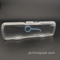 245x76x32mm Membrana de caixa de armazenamento de embalagem transparente de plástico